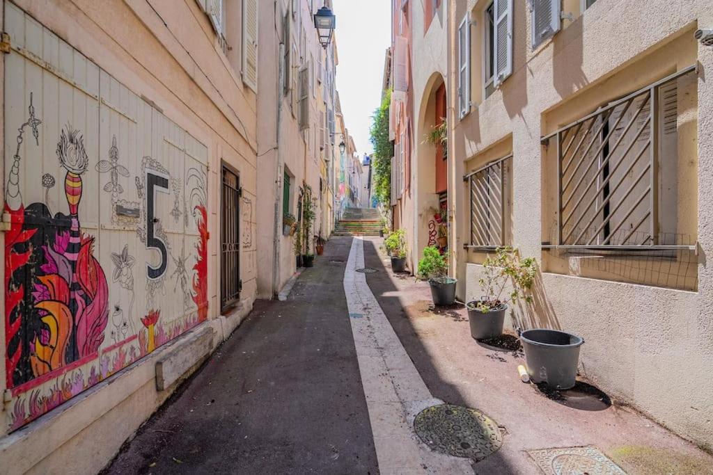Charmant T2 Au Coeur Du Panier Μασσαλία Εξωτερικό φωτογραφία
